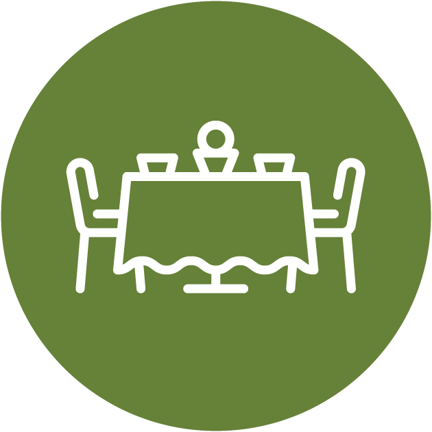 طاولة سفرة طعام كبيرة